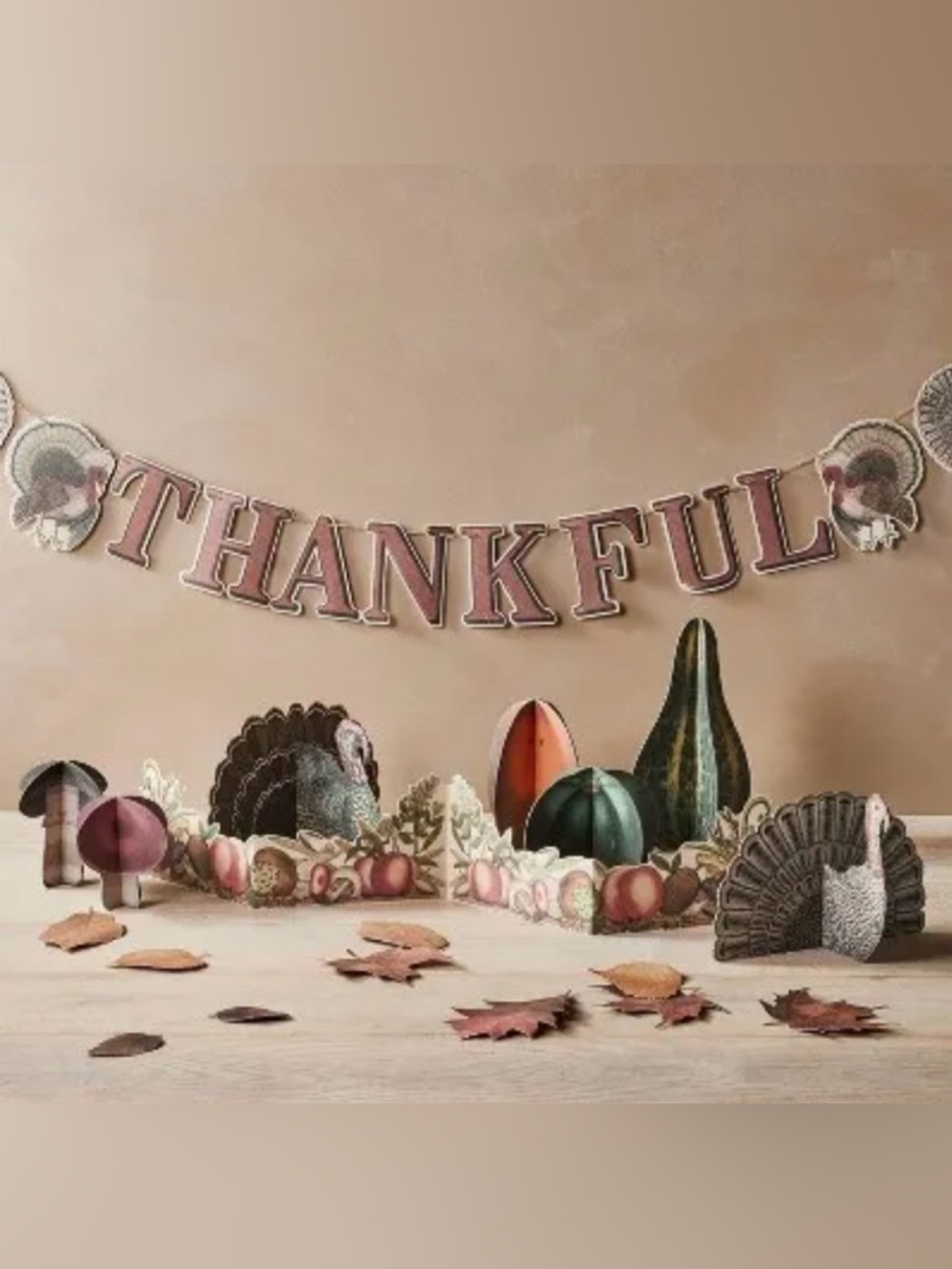 John Derian Company‎ Thanksgiving Paper Décor Set